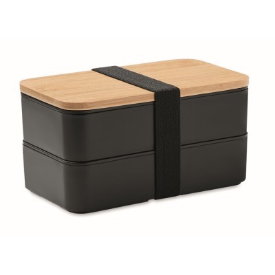Fiambrera con compartimentos personalizada